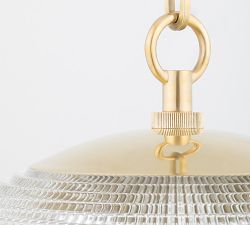 Safiya Textured Glass Globe Pendant (13&quot;-18.5&quot;)