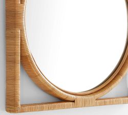 Sierra Rattan Wrapped Wall Mirror