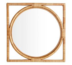 Sierra Rattan Wrapped Wall Mirror