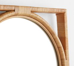 Sierra Rattan Wrapped Wall Mirror