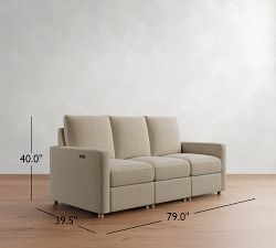 Westwood Slim Arm Motion Power Reclining Sofa (79&quot;)