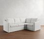 Cameron Slope Arm Slipcovered 3-Piece Wedge Sectional (106&quot;)
