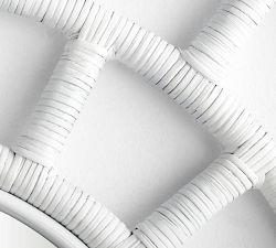 Portia Handwrapped Rattan Round Wall Mirror