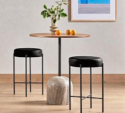 Dante Leather Stool