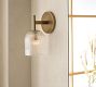 Cooper Ribbed Glass Sconce (9&quot;)