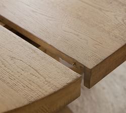Fort Round Pedestal Extendable Dining Table (48&quot;-68&quot;)