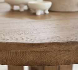 Fort Round Pedestal Extendable Dining Table (48&quot;-68&quot;)