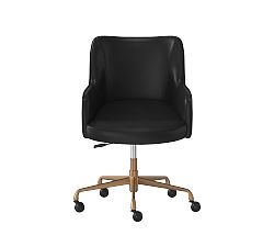 Iggy Faux Leather Swivel Desk Chair