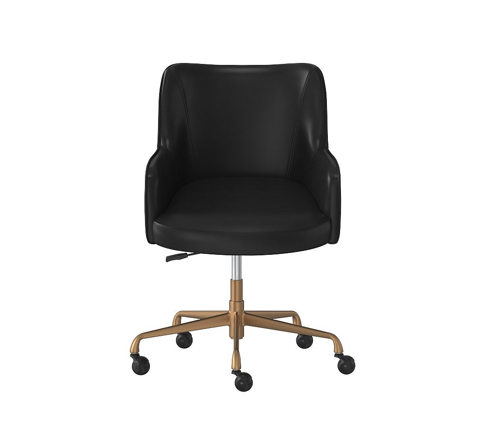 Iggy Faux Leather Swivel Desk Chair