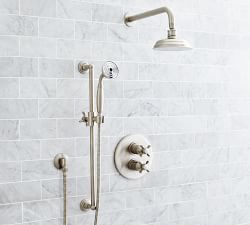 Sussex Cross Handle Thermostatic Shower Set with Handshower