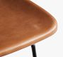 Brenner Leather Swivel Counter Stool