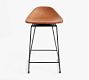 Brenner Leather Swivel Counter Stool