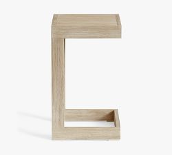 Indio 14&quot; Eucalyptus Outdoor C-Table (14&quot;)