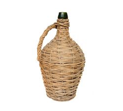 Found Wicker Demijohn