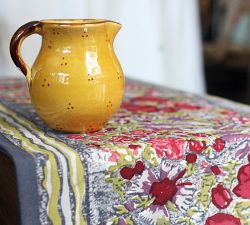 Jardin Block Print Cotton Runner