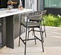 Elmore Metal &amp; Rope Outdoor Bar Stool