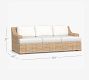 Huntington Wicker Slope Arm Outdoor Sofa (84&quot;)
