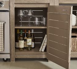 Indio Eucalyptus Outdoor Kitchen Single Door Cabinet (24&quot;)