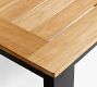 Malibu Metal &amp; Teak Outdoor Coffee Table (45&quot;)