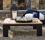 Malibu Metal &amp; Teak Outdoor Coffee Table (45&quot;)