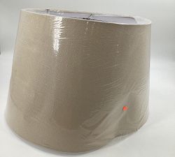 Open Box: Gallery Textured Linen Tapered Lamp Shade (14&quot;-20&quot;)