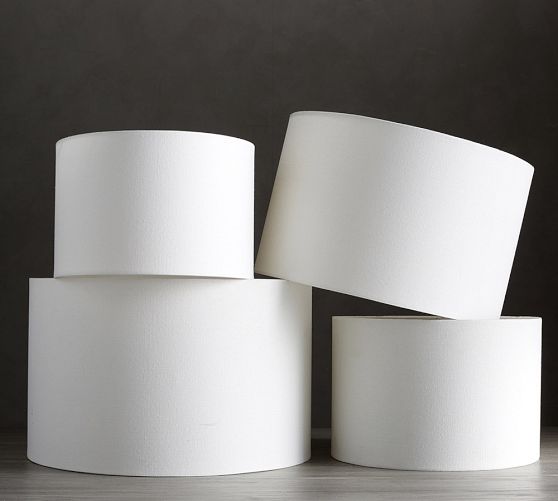 Gallery Linen Straight-Sided Drum Lamp Shade (13"-19'')