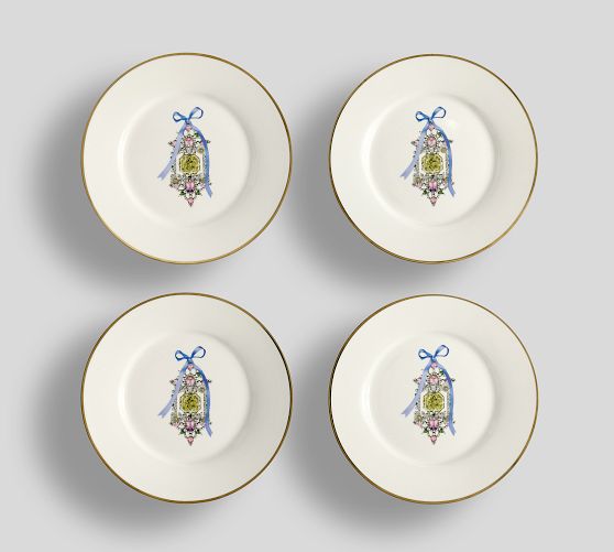Cynthia Rowley Midsummer Night's Dream Appetizer Plates - Set of 4