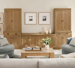Aubrey 5-Piece Storage Cabinet with Shelf Set (144&quot;)