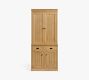Aubrey Narrow Storage Shelf with Cabinet (36&quot;)&#8203;