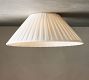 Baylor Round Pleated Shade Flush Mount (16&quot;)