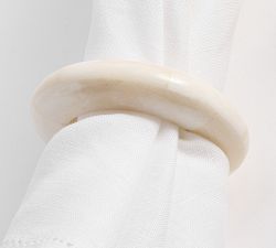 Bone Napkin Rings - Set of 4