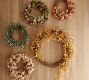 Faux Lit Harvest Wreath &amp; Garland