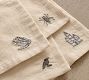 Halloween Icon Embroidered Cocktail Napkins - Mixed Set of 4