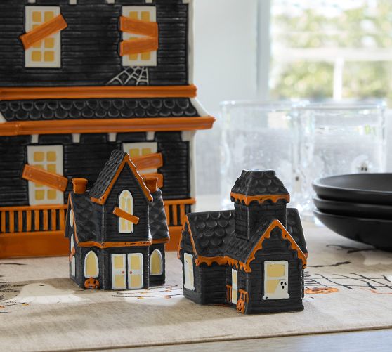Haunted House Salt & Pepper Shakers