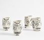 Puebla Sugar Skull Cantarito Jars - Set of 4