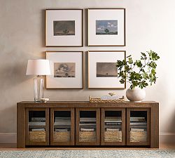 Rockport Glass Door Media Console (94&quot;)
