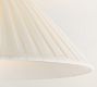 Baylor Round Pleated Shade Flush Mount (16&quot;)