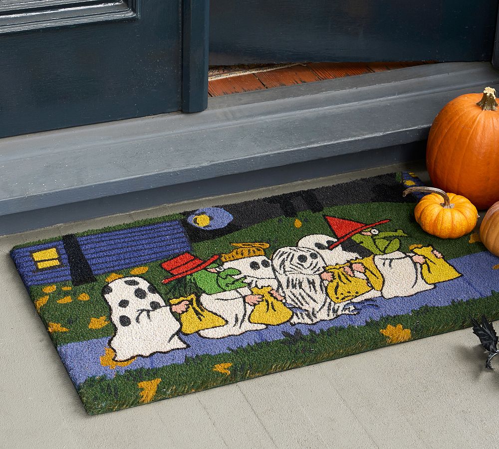 Peanuts&#8482; Halloween Trick Or Treat Doormat