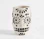 Puebla Sugar Skull Cantarito Jars - Set of 4