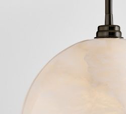Windham Alabaster Dome Pendant (12&quot;)