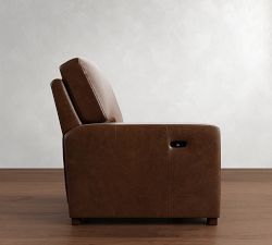 Build Your Own Turner Square Arm Leather Power Sectional