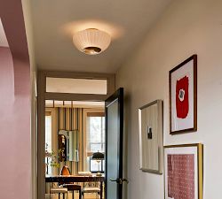 Pam Glass Flush Mount (15&quot;)