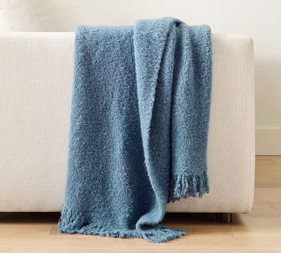 Boucle Knit Throw