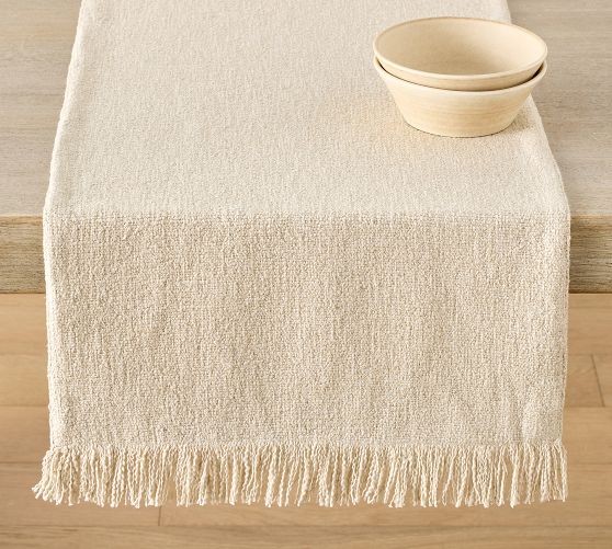 Boucle Cotton Table Runner