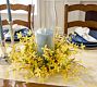 Faux Mini Forsythia Wreath