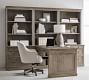 Livingston Peninsula Desk with 105&quot; Bookcase Suite (105&quot;)