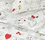 Peanuts&#8482; Love Organic Percale Sheet Set