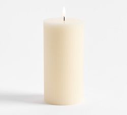 Fluted Pillar Candle