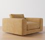 Carmel Lounge Leather Swivel Chair