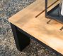 Malibu Metal &amp; Teak Outdoor Coffee Table (45&quot;)